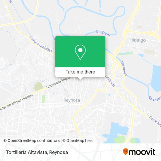 Tortillería Altavista map