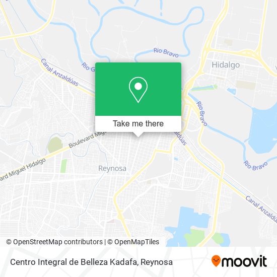 Centro Integral de Belleza Kadafa map