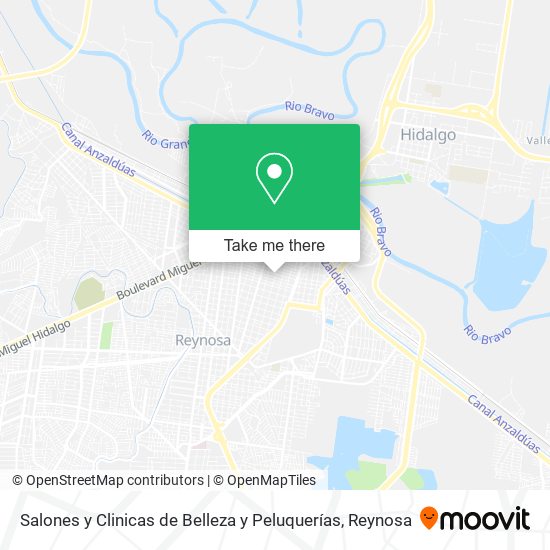Salones y Clinicas de Belleza y Peluquerías map