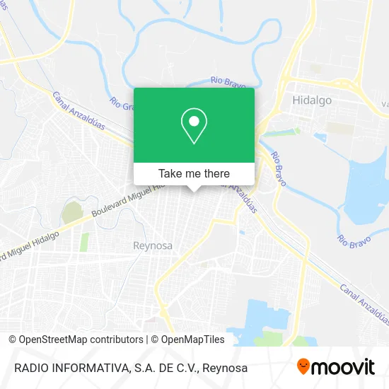 RADIO INFORMATIVA, S.A. DE C.V. map