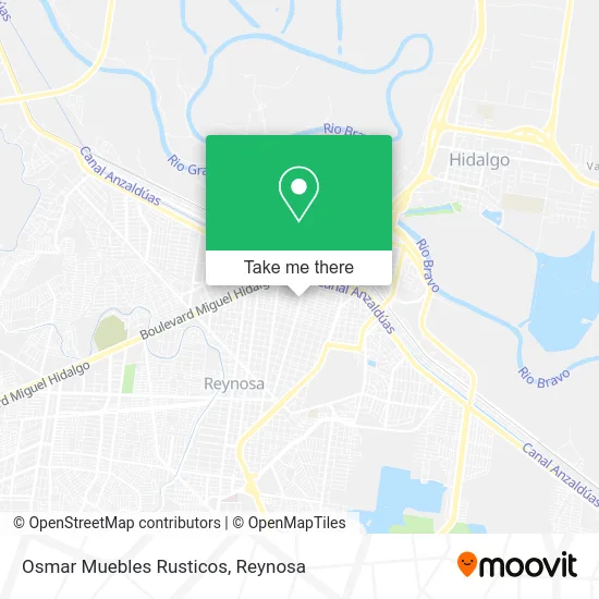 Osmar Muebles Rusticos map