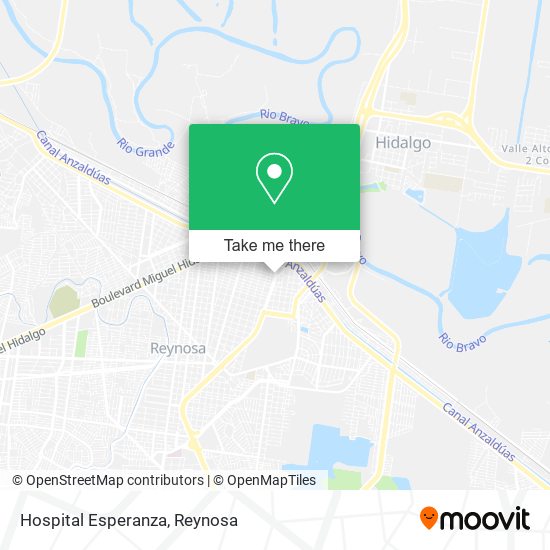 Mapa de Hospital Esperanza