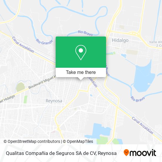 Qualitas Compañia de Seguros SA de CV map