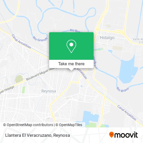 Llantera El Veracruzano map