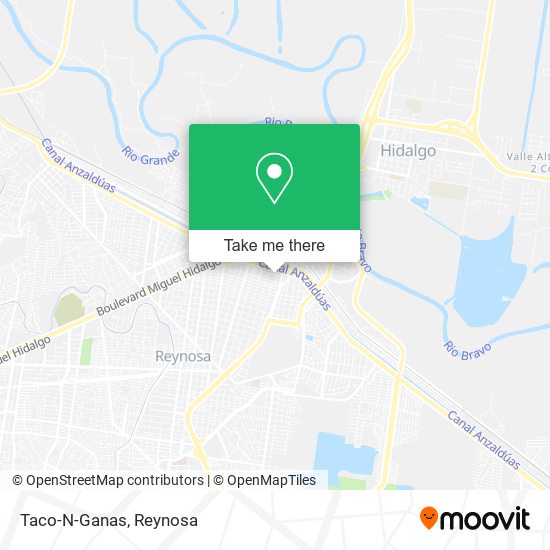 Mapa de Taco-N-Ganas
