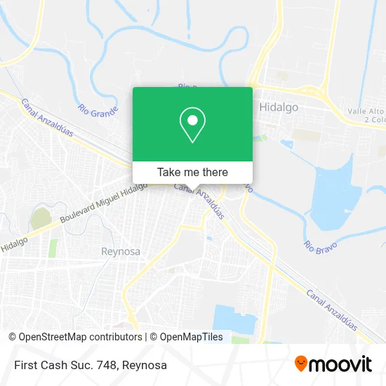 First Cash Suc. 748 map