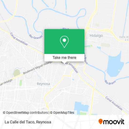 Mapa de La Calle del Taco