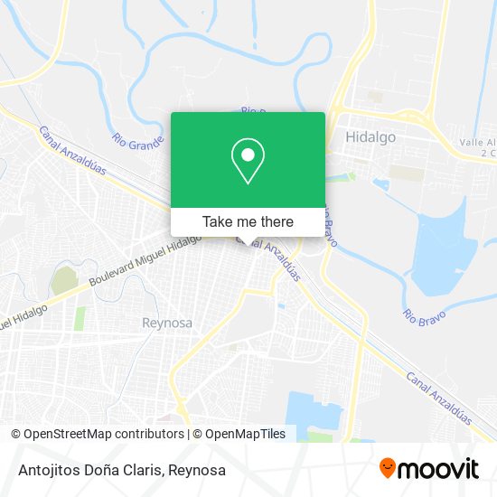 Antojitos Doña Claris map