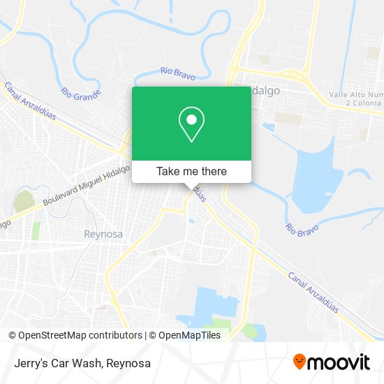 Jerry's Car Wash map