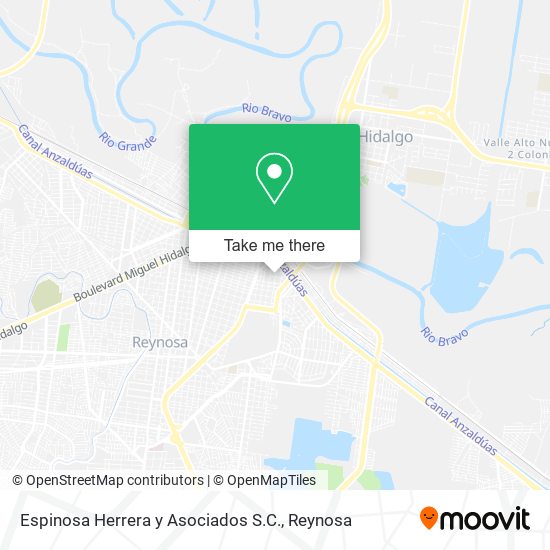 Mapa de Espinosa Herrera y Asociados S.C.