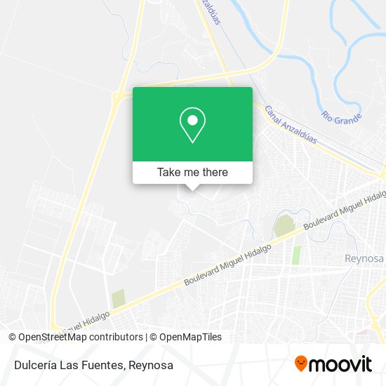 Dulcería Las Fuentes map