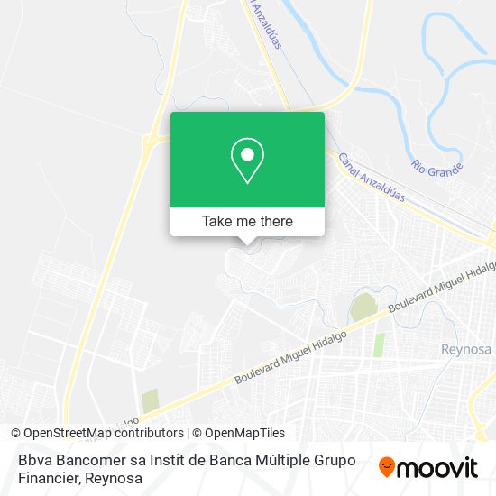 Bbva Bancomer sa Instit de Banca Múltiple Grupo Financier map