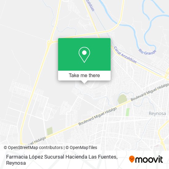 Farmacia López Sucursal Hacienda Las Fuentes map