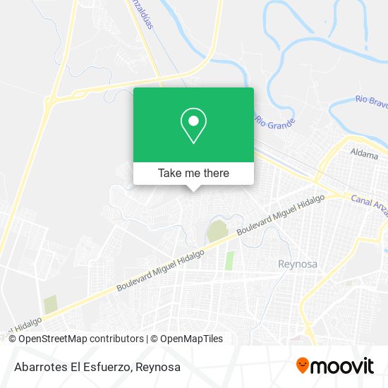 Abarrotes El Esfuerzo map