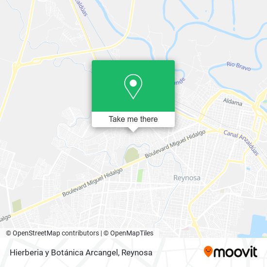 Hierberia y Botánica Arcangel map