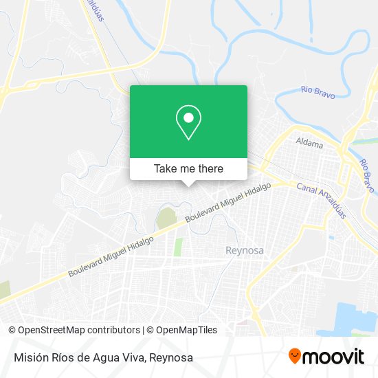 Mapa de Misión Ríos de Agua Viva