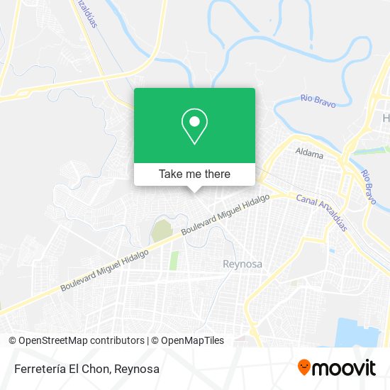 Mapa de Ferretería El Chon