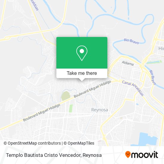 Mapa de Templo Bautista Cristo Vencedor