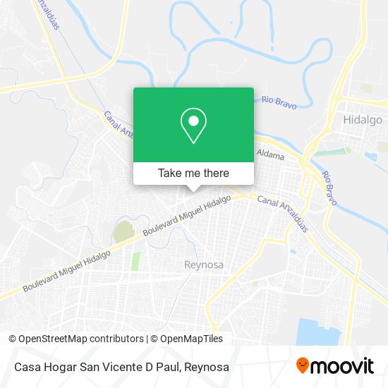 Casa Hogar San Vicente D Paul map