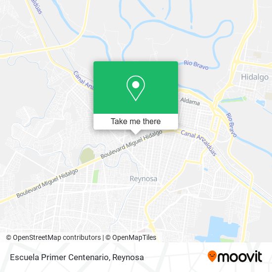 Mapa de Escuela Primer Centenario