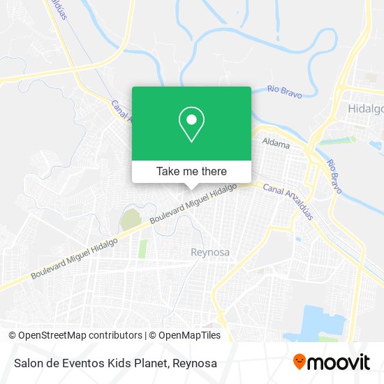 Mapa de Salon de Eventos Kids Planet