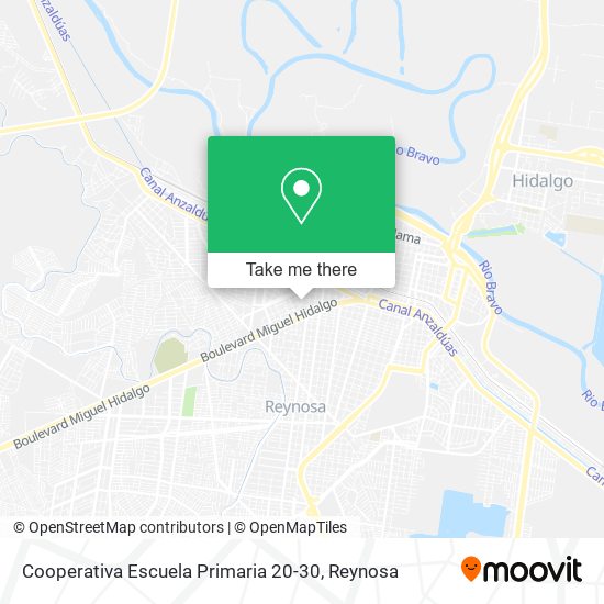 Mapa de Cooperativa Escuela Primaria 20-30