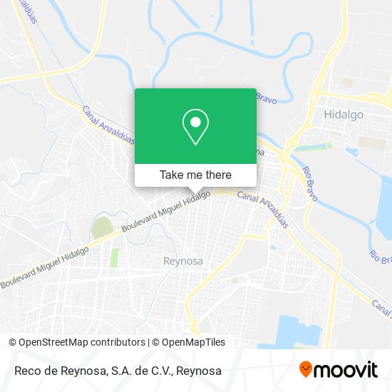 Reco de Reynosa, S.A. de C.V. map