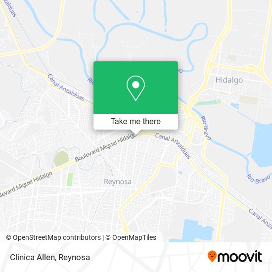 Mapa de Clinica Allen