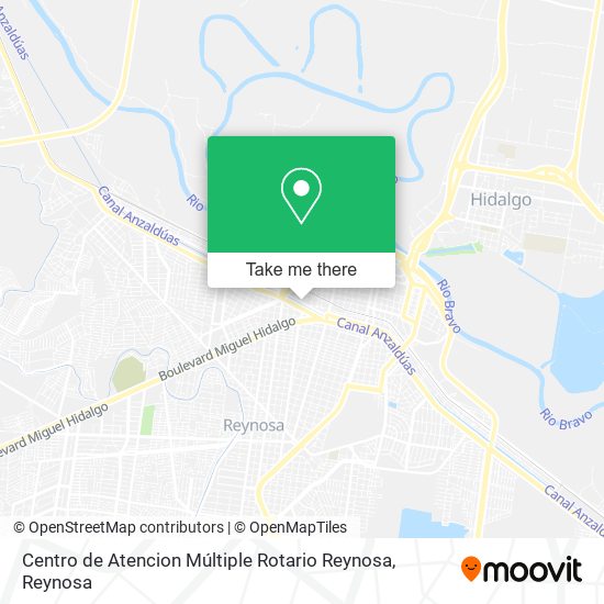 Centro de Atencion Múltiple Rotario Reynosa map