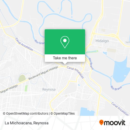 Mapa de La Michoacana