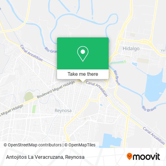 Antojitos La Veracruzana map