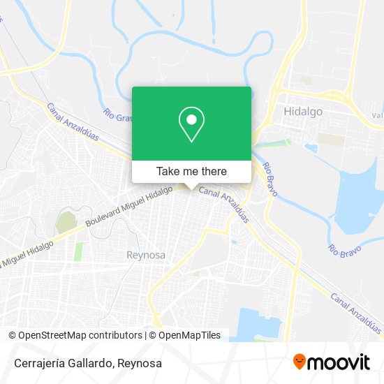 Cerrajería Gallardo map