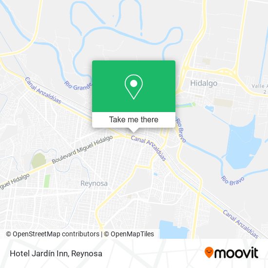 Hotel Jardín Inn map