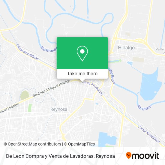 Mapa de De Leon Compra y Venta de Lavadoras