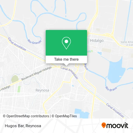 Hugos Bar map