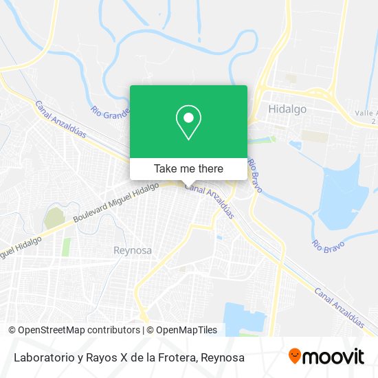 Mapa de Laboratorio y Rayos X de la Frotera