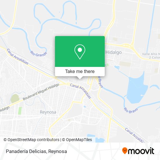 Mapa de Panadería Delicias