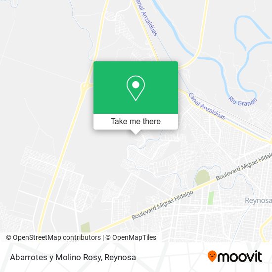 Mapa de Abarrotes y Molino Rosy