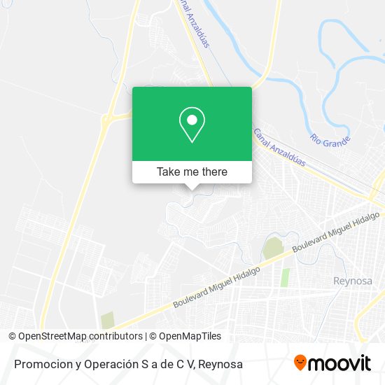Promocion y Operación S a de C V map
