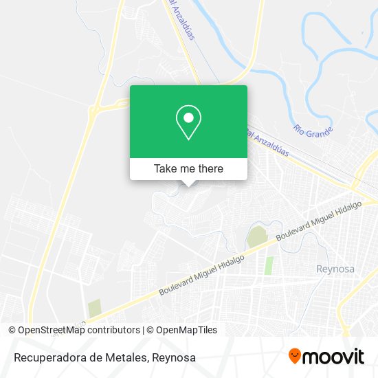 Mapa de Recuperadora de Metales