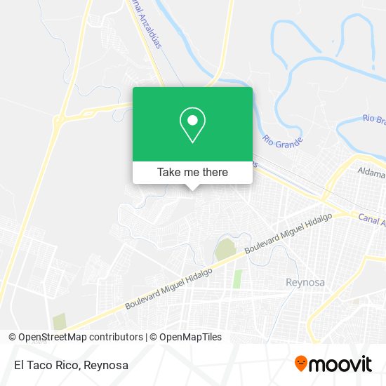 Mapa de El Taco Rico