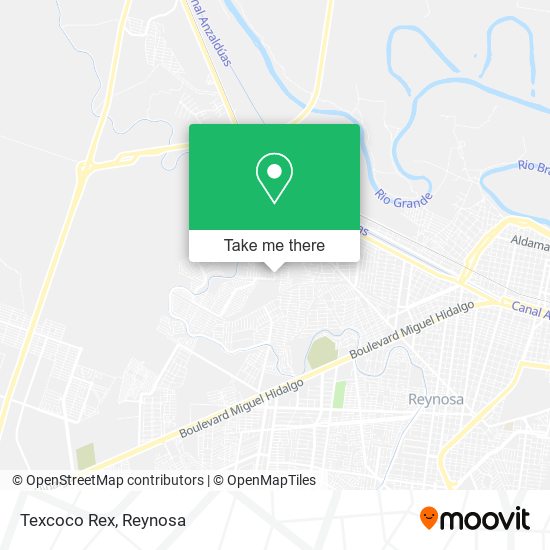 Mapa de Texcoco Rex