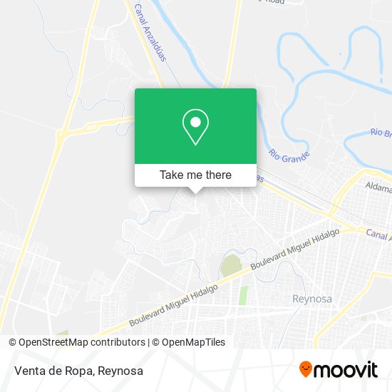 Venta de Ropa map