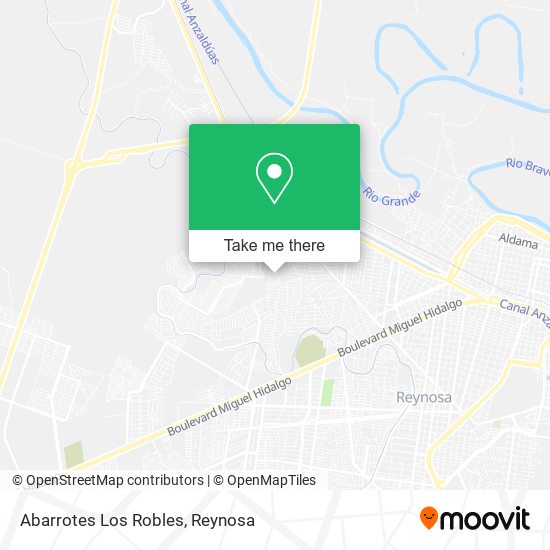 Mapa de Abarrotes Los Robles