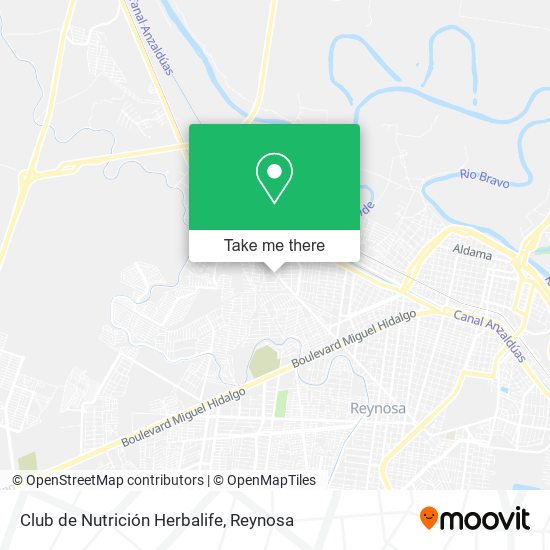 Mapa de Club de Nutrición Herbalife