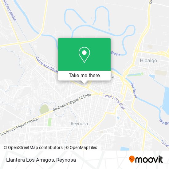 Mapa de Llantera Los Amigos
