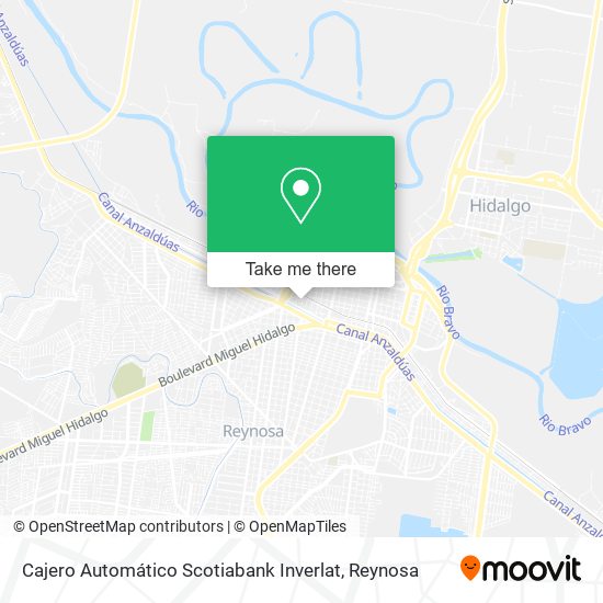 Mapa de Cajero Automático Scotiabank Inverlat