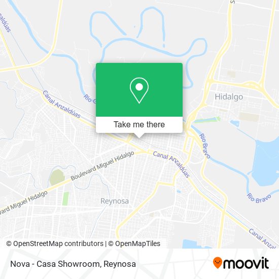 Mapa de Nova - Casa Showroom