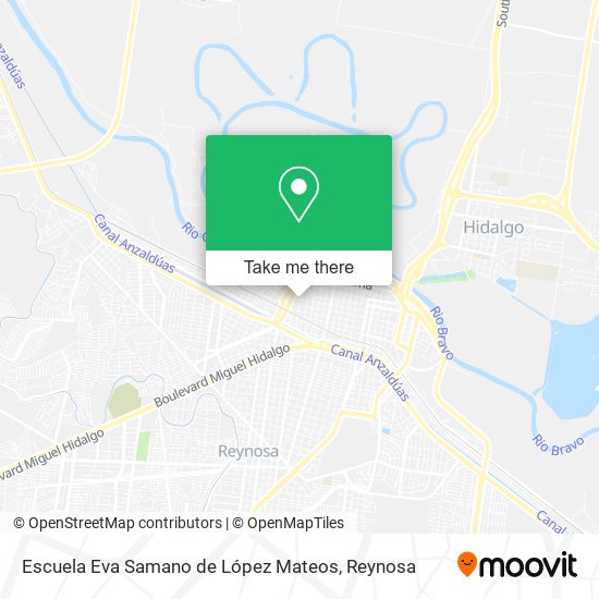 Mapa de Escuela Eva Samano de López Mateos