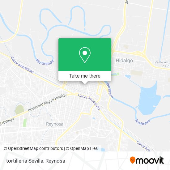 tortillería Sevilla map